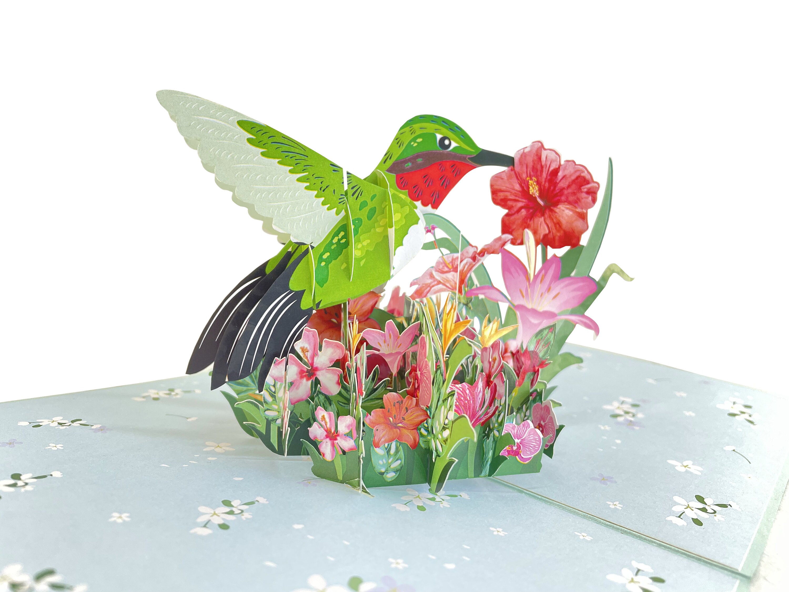 Hummingbird Pop up Card 3D Mother's Day Card Birthday - Etsy