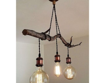 22 DIY Ideas For Rustic Tree Branch Chandeliers | World 22 DIY Ideas For Rustic Tree Branch Chandeliers | World