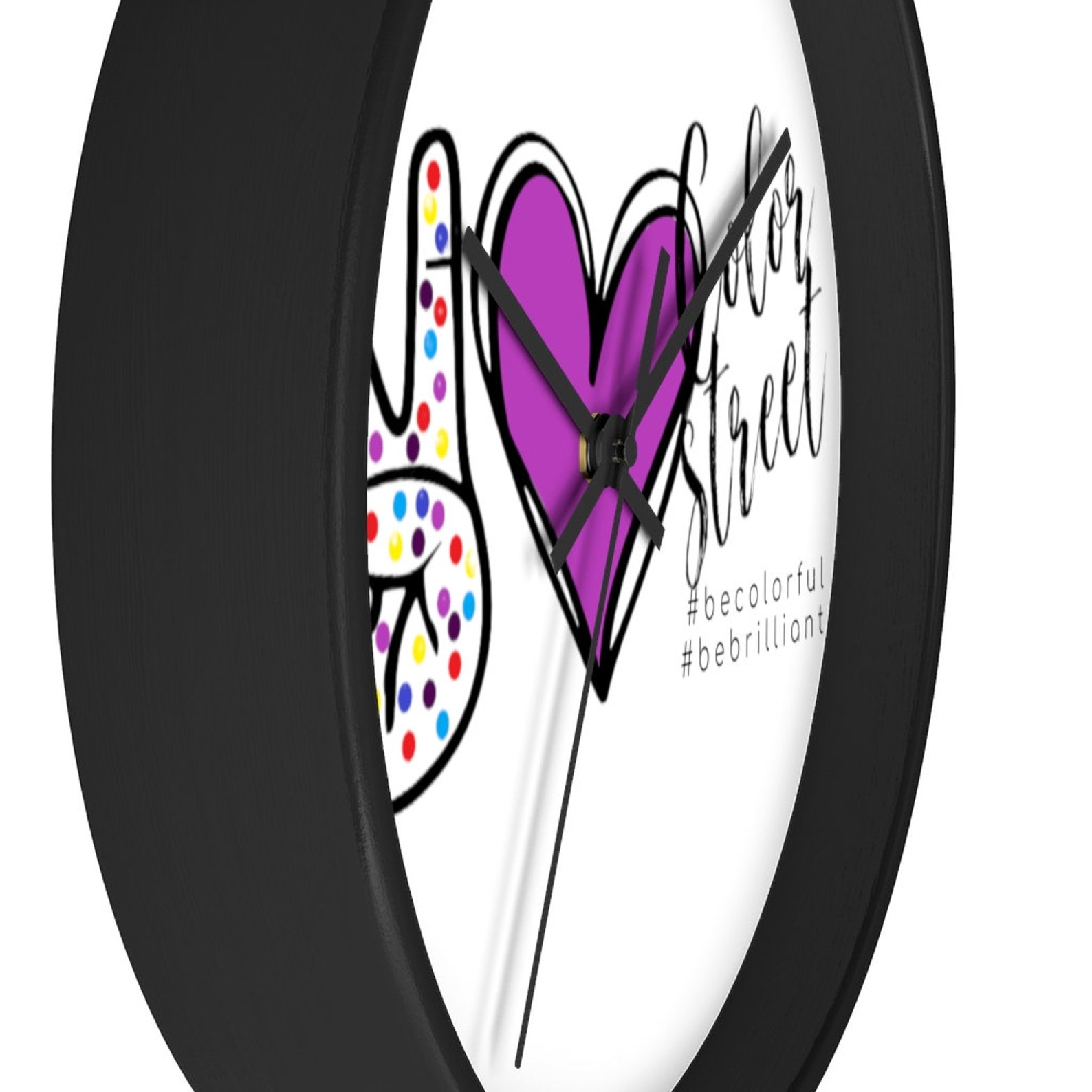 peace love color street screen print
