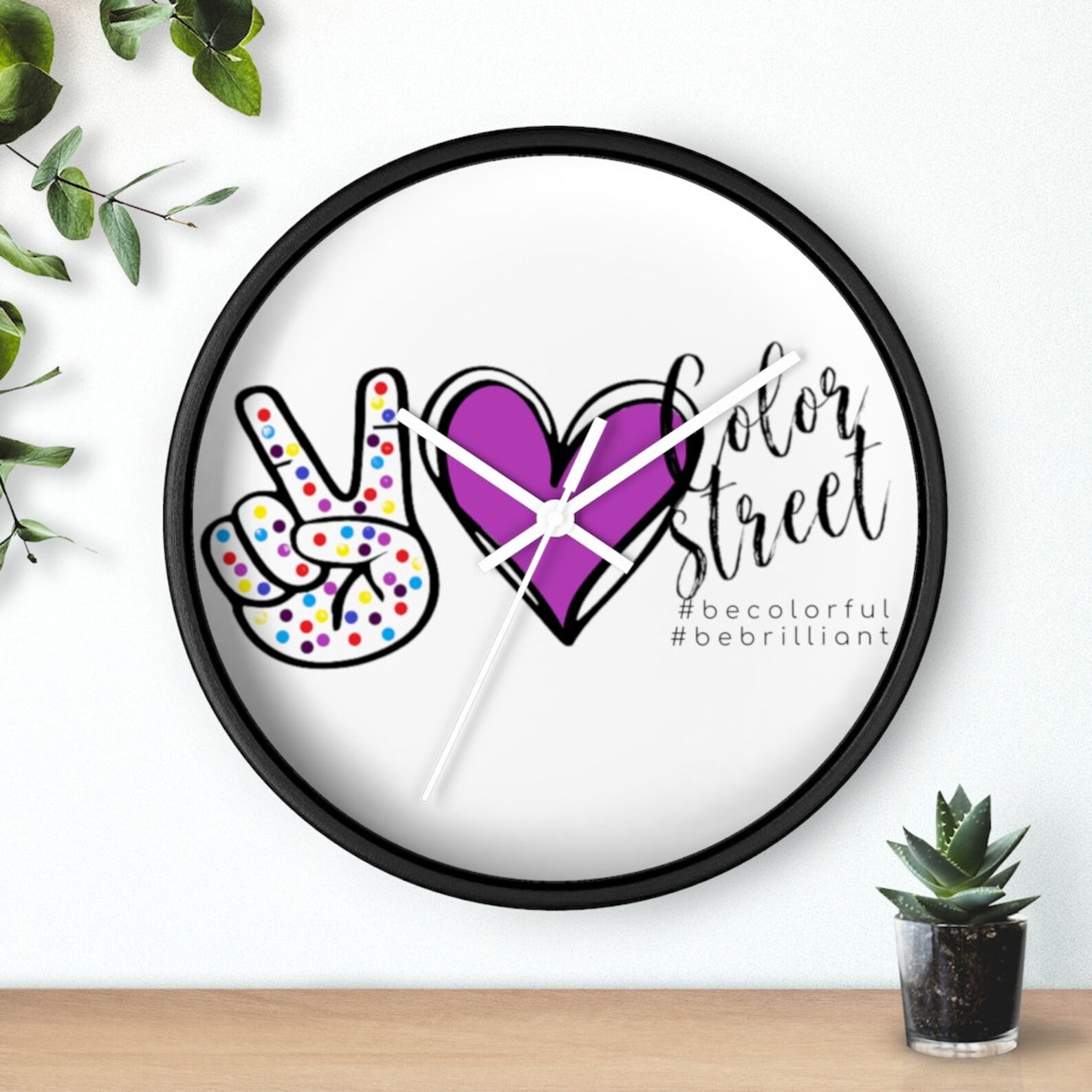 peace love color street screen print