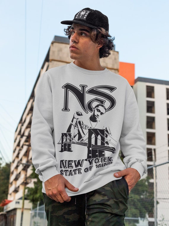 Nas Old School Hip Hop Shirt 90s Rapper Clothing Free Shipping Etsy 日本