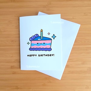 Carte de voeux mignonne de joyeux anniversaire | Jolie carte colorée de célébration d'anniversaire A2