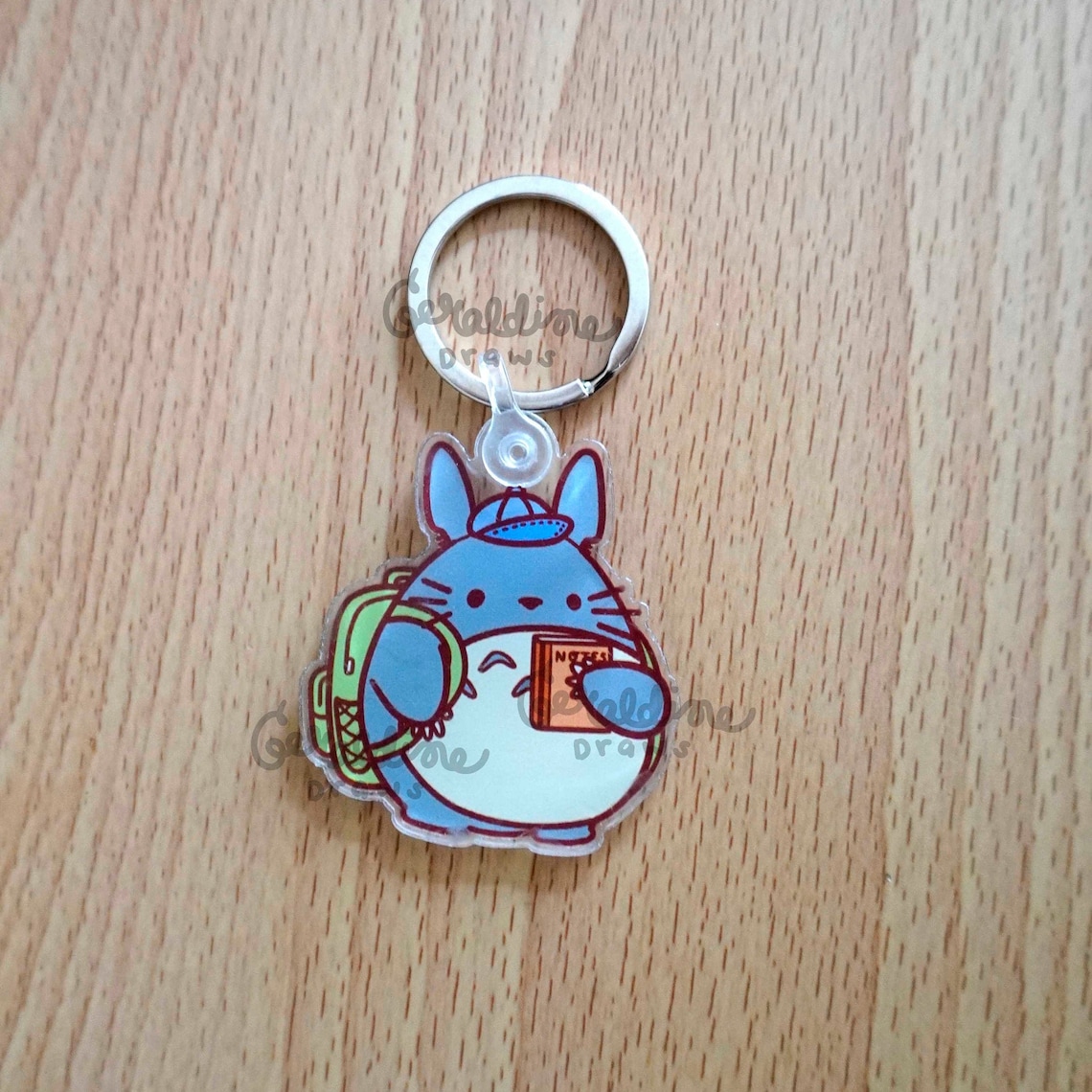 Studio Ghibli Keychain Single Sided 2 Keychain Cute | Etsy