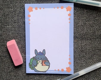 Süßer 100 x 150cm Notizblock | Kawaii Notizblock | Fanart von Riesen Panda | Niedliche Schreibtisch Memo Pads | Anime Inspiriertes Briefpapier