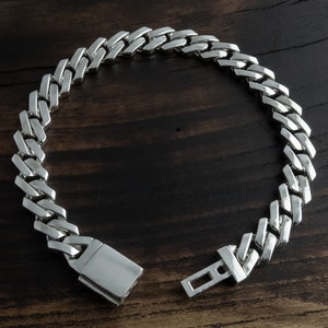 12 mm メンズ ダブルブレイドチェーン バリ ハンドメイド 925