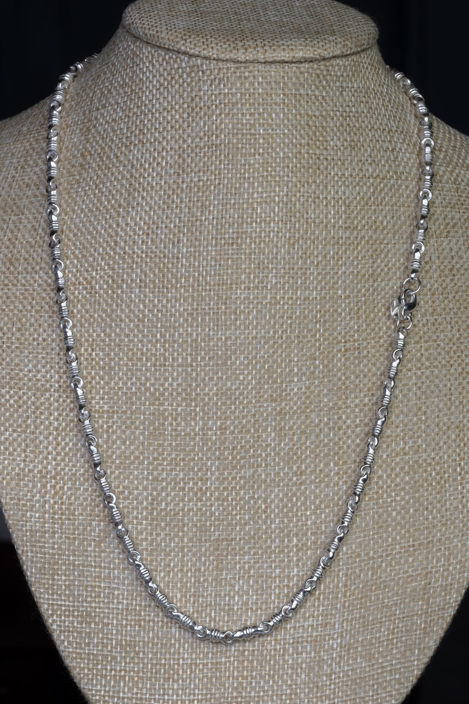 Silver Swivel Necklace. Awesome Handcrafted .925 Solid Strong Etsy