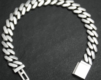 10mm Handcrafted Solid 925 Sterling Silver Miami Cuban Link Bracelet — HandMade in Canada