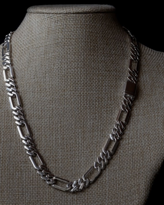 10mm Solid 925 Sterling Silver Figaro 