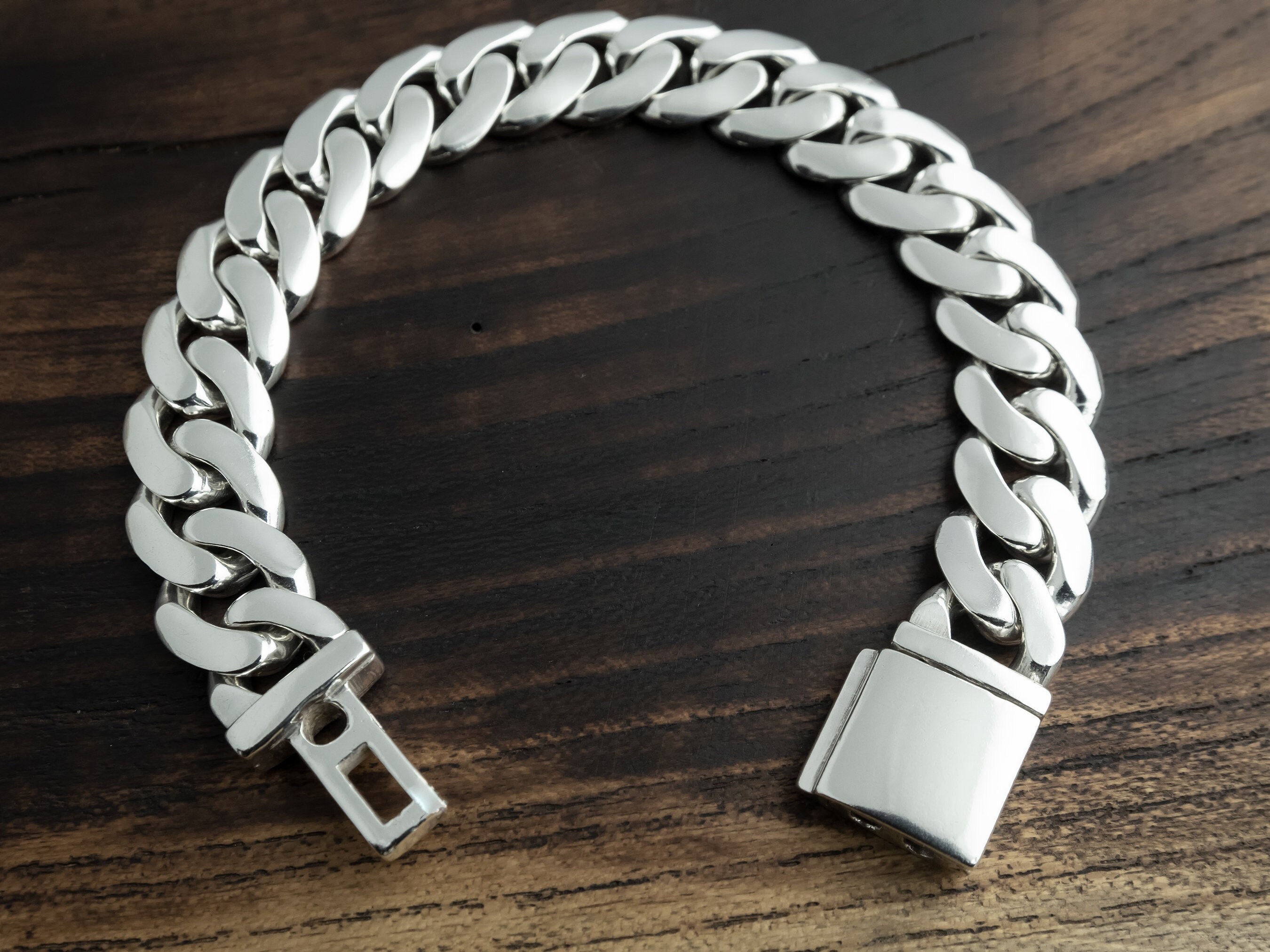 15mm Miami Cuban Link Bracelet 