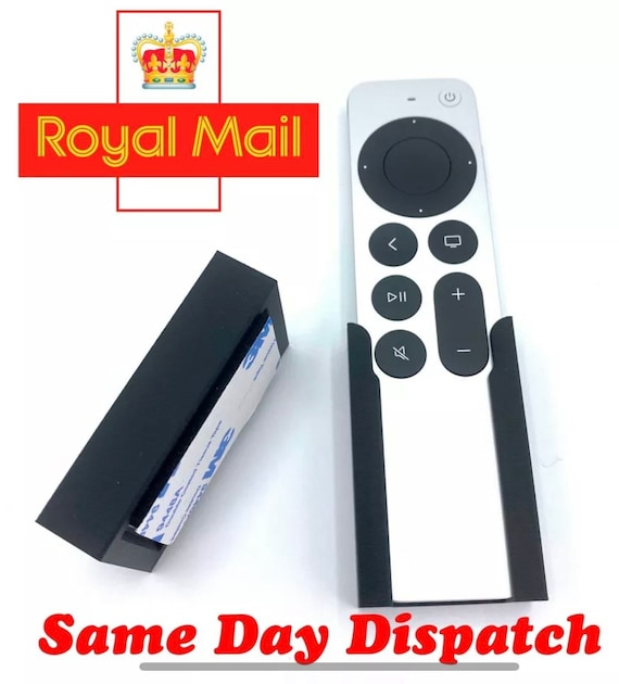 2021 Apple TV Remote Holder Dock Wall Mount. No Tools Needed. Etsy UK