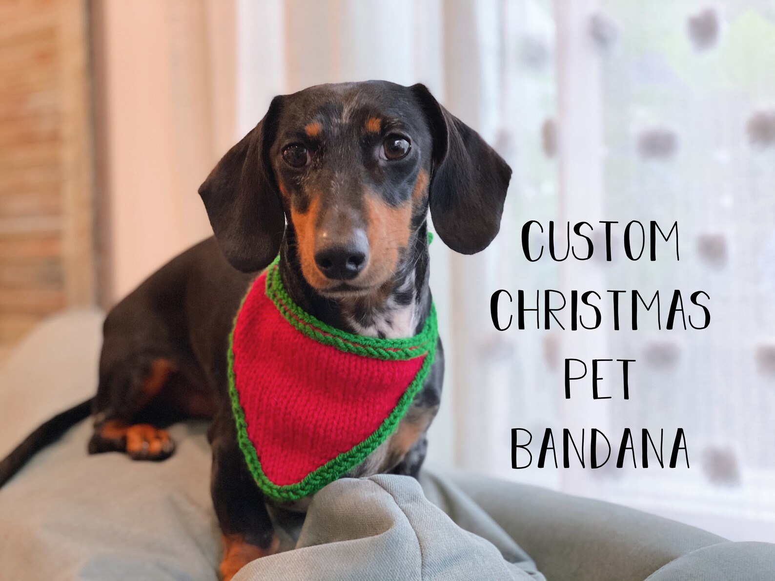 Custom Pet Bandana Christmas Bandana Holiday Bandana Dog Etsy