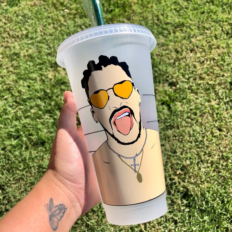 Bad Bunny Starbucks Cup Personalized Starbucks Cup | Etsy