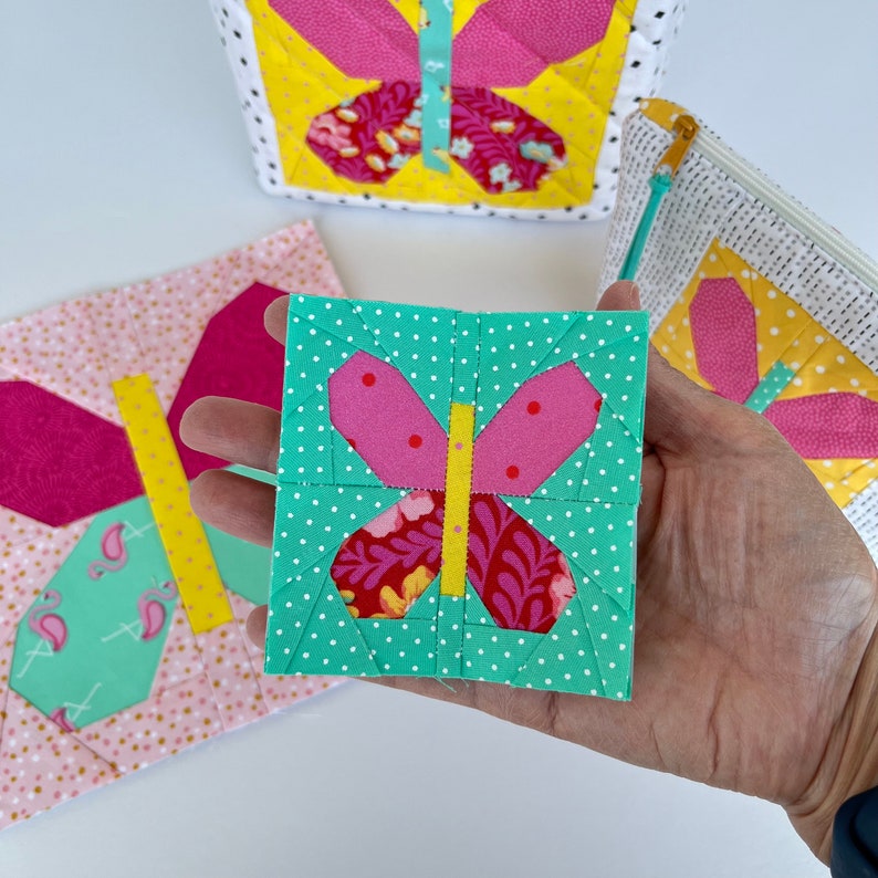 My Butterfly Quilt Block Pattern PDF Instant Download Modern Patchwork ...