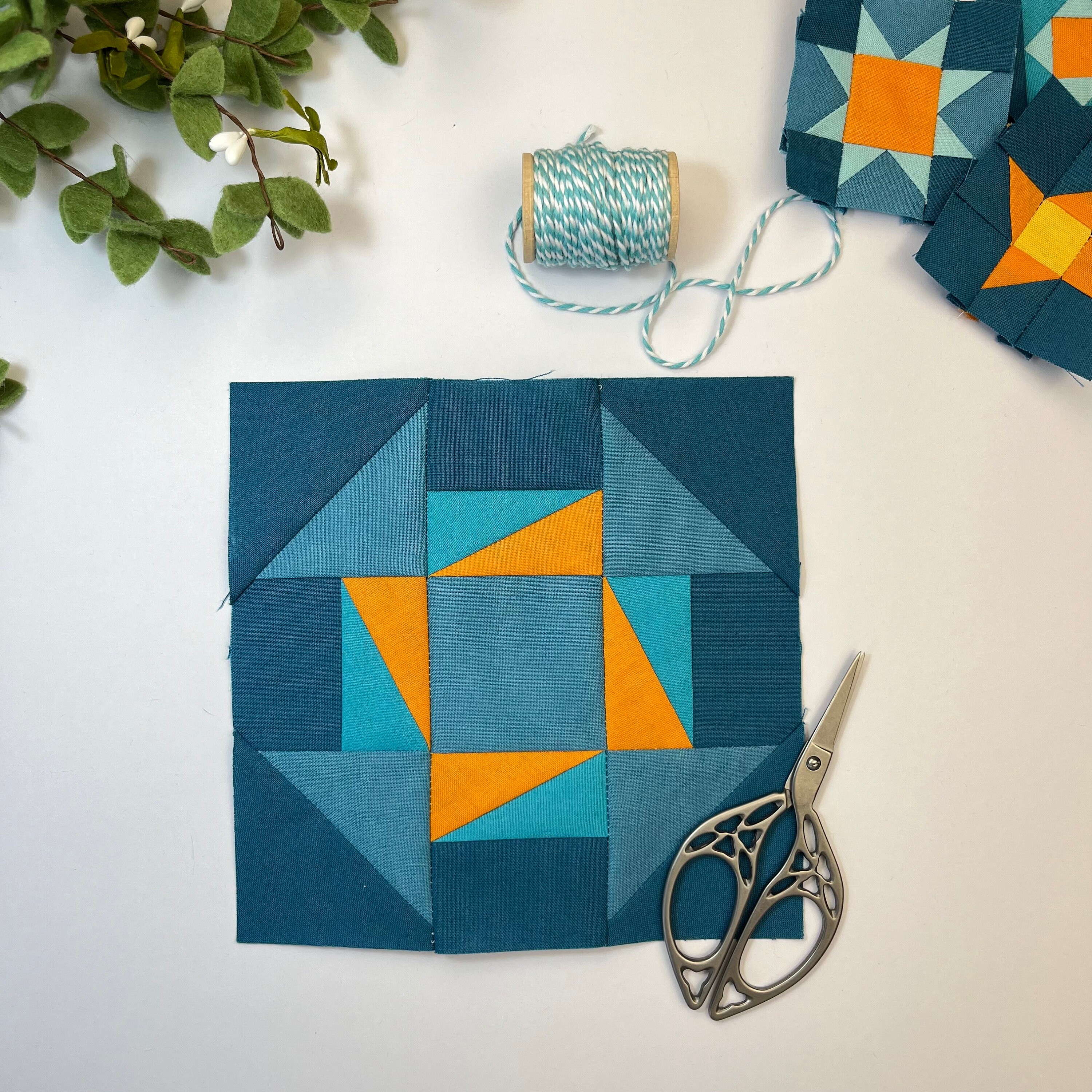 Fusion Dash Quilt Block Pattern; PDF Instant Download; Modern Churn ...