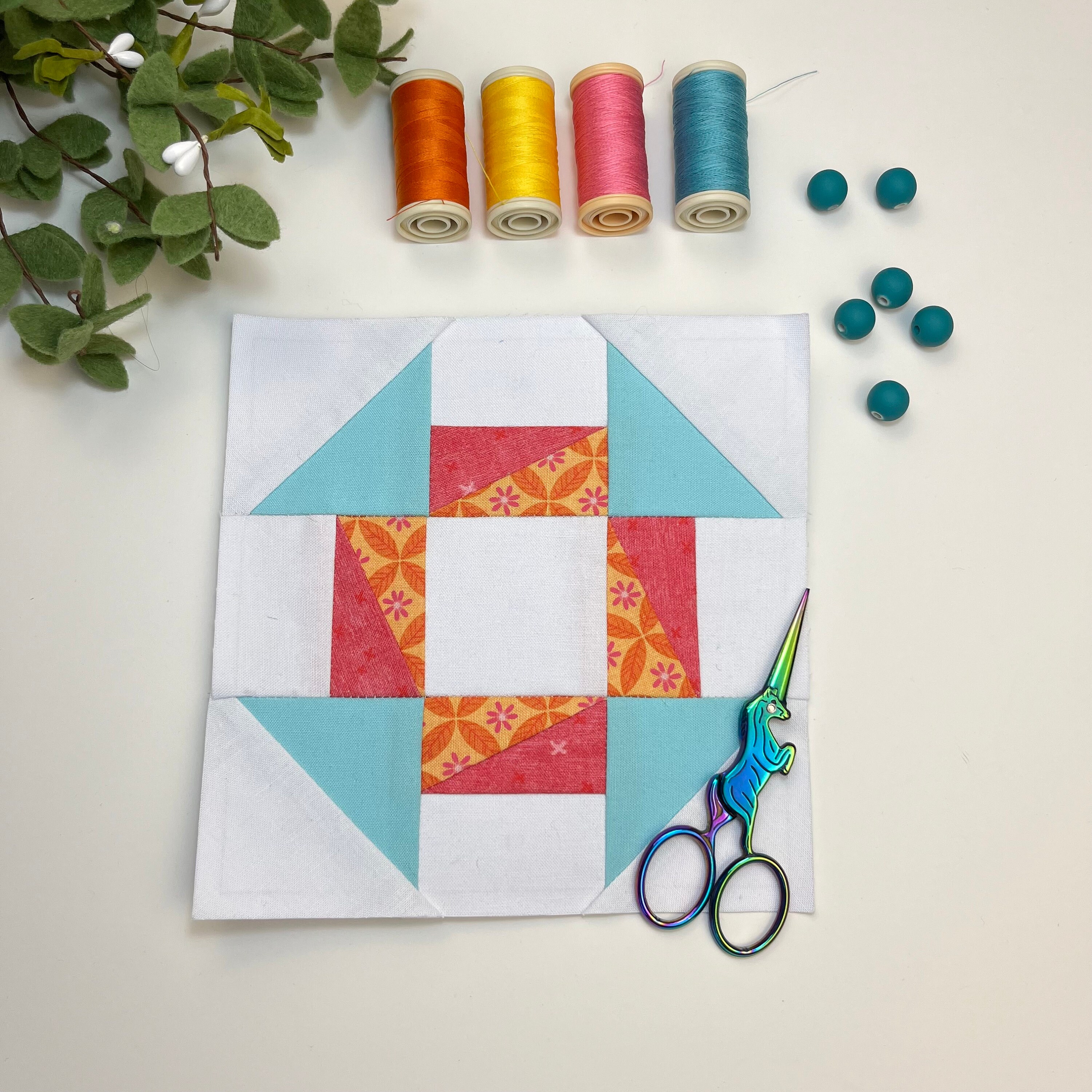 Fusion Dash Quilt Block Pattern; PDF Instant Download; Modern Churn ...