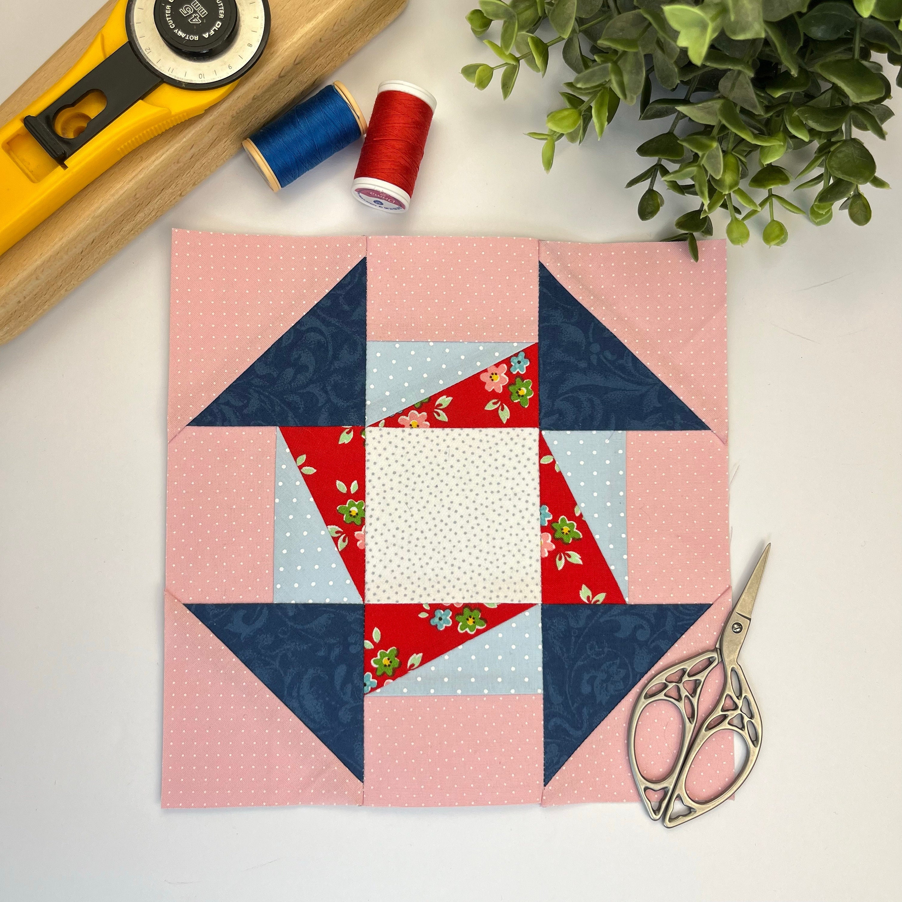Fusion Dash Quilt Block Pattern; PDF Instant Download; Modern Churn ...