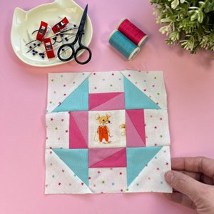Fusion Dash Quilt Block Pattern; PDF Instant Download; Modern Churn ...