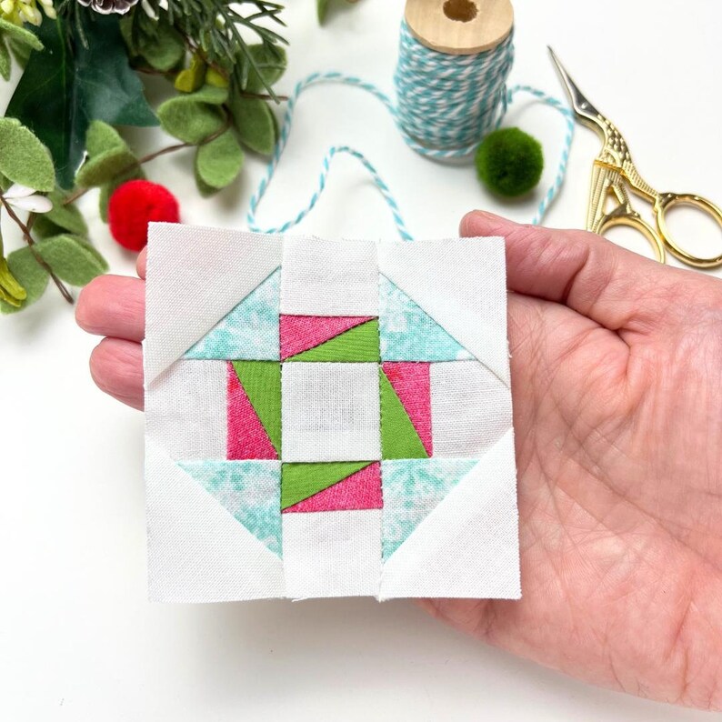 Fusion Dash Quilt Block Pattern; PDF Instant Download; Modern Churn ...