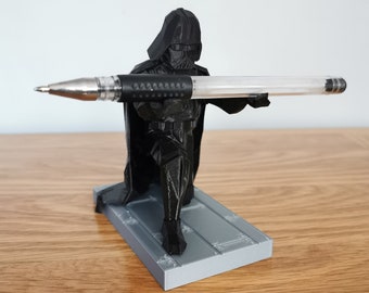 Darth Vader Pen Holder, Desktop Gadget, Star Wars Gift, Pen/Pencil Holder, Low Polygon, Office Accessories, Geeky Desk Gadget