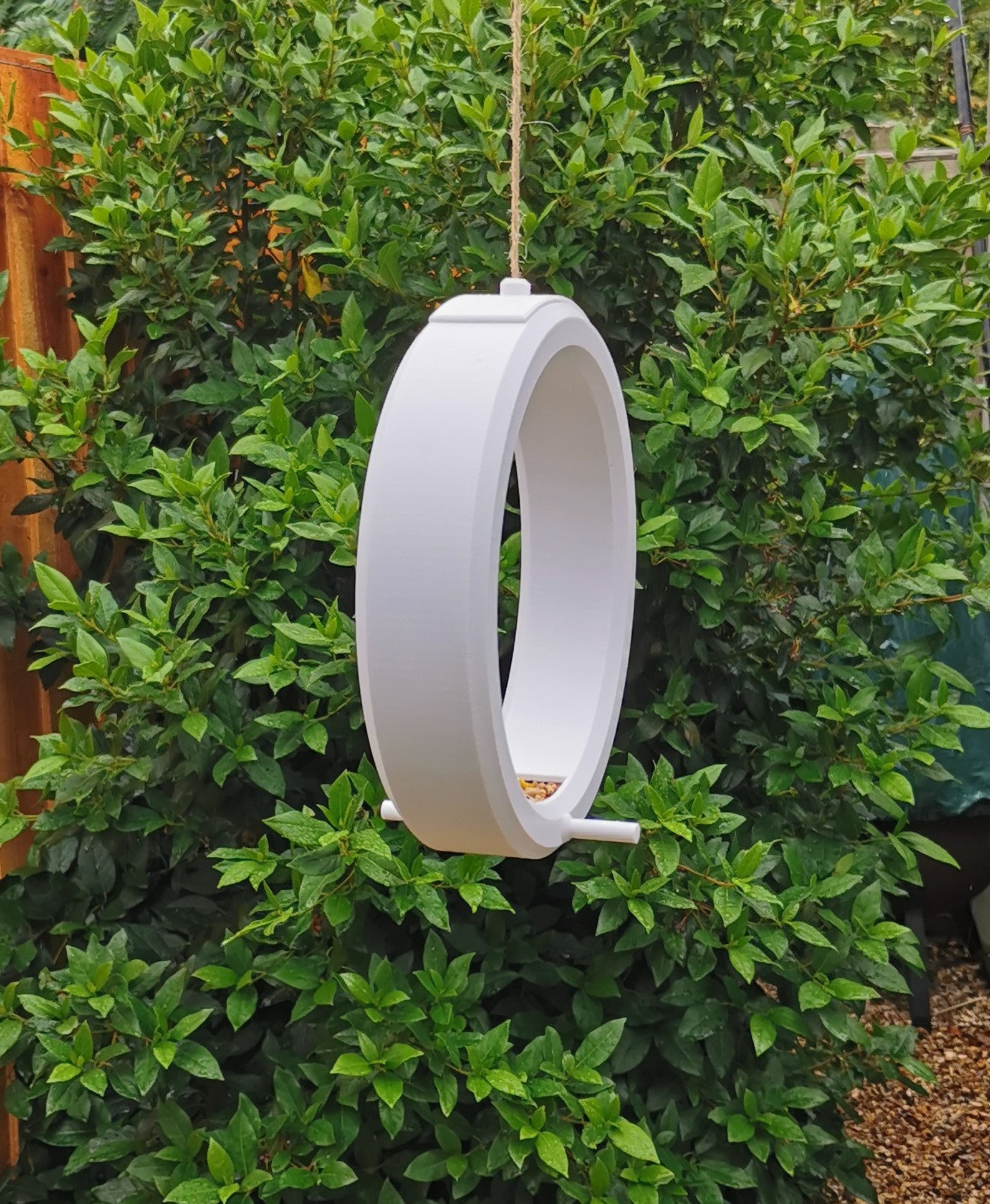 Refillable Round Bird Feeder Round Circle Shaped Refillable Etsy UK