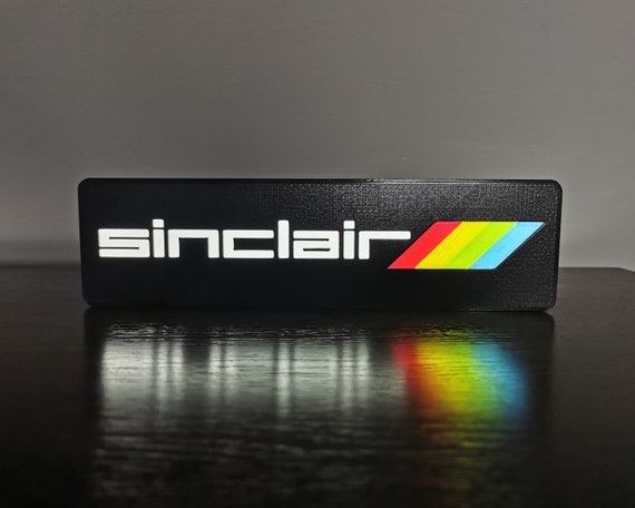 Sinclair ZX Spectrum LED Sign: Retro Gaming Night Light, USB
