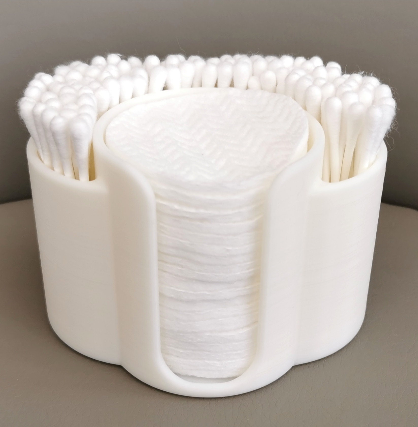 Cotton Wool Bud & Pad Storage Container Bathroom Accessory Etsy UK