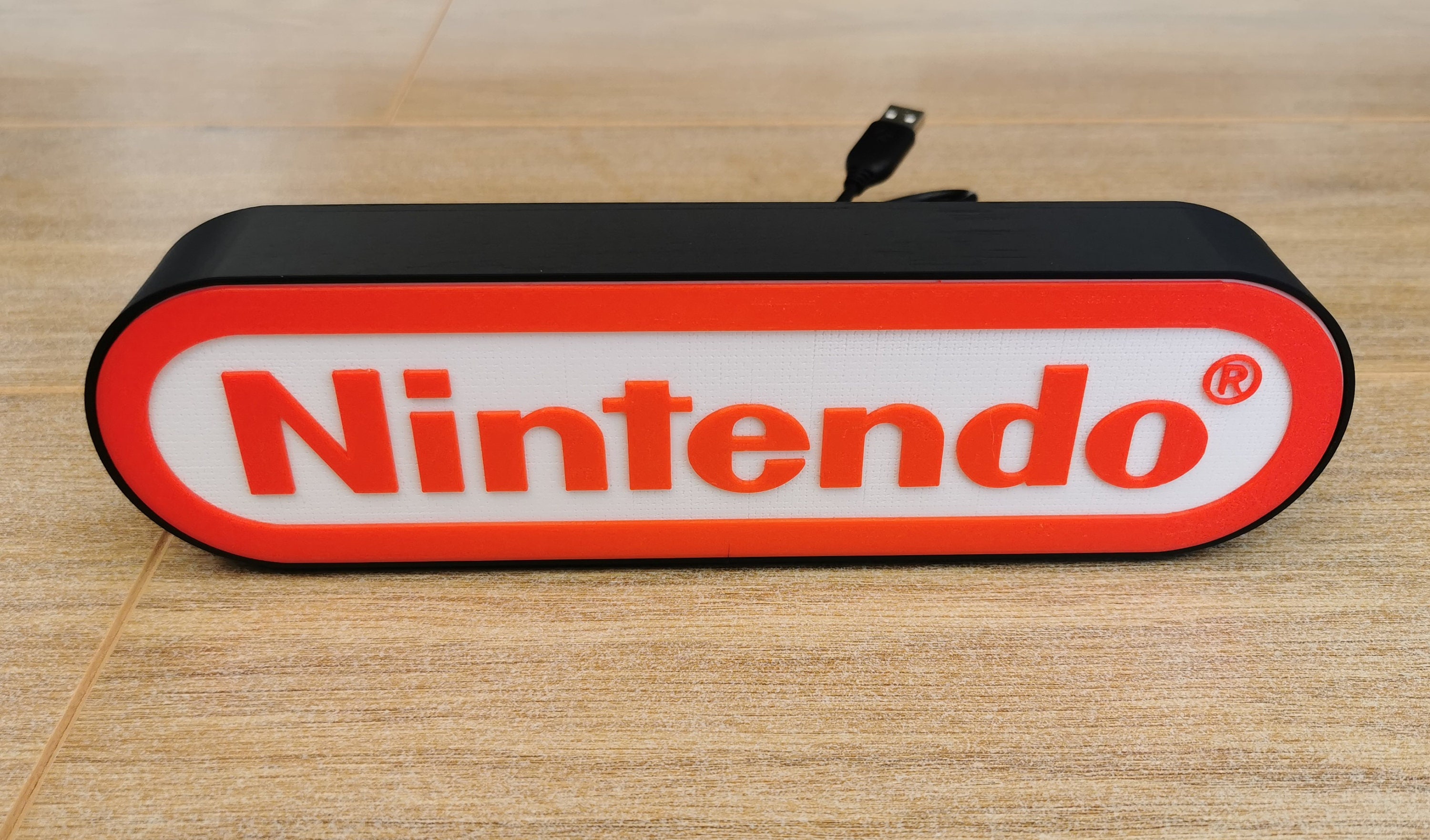 Nintendo USB Led Light Up Sign Night Light Switch Animal Etsy