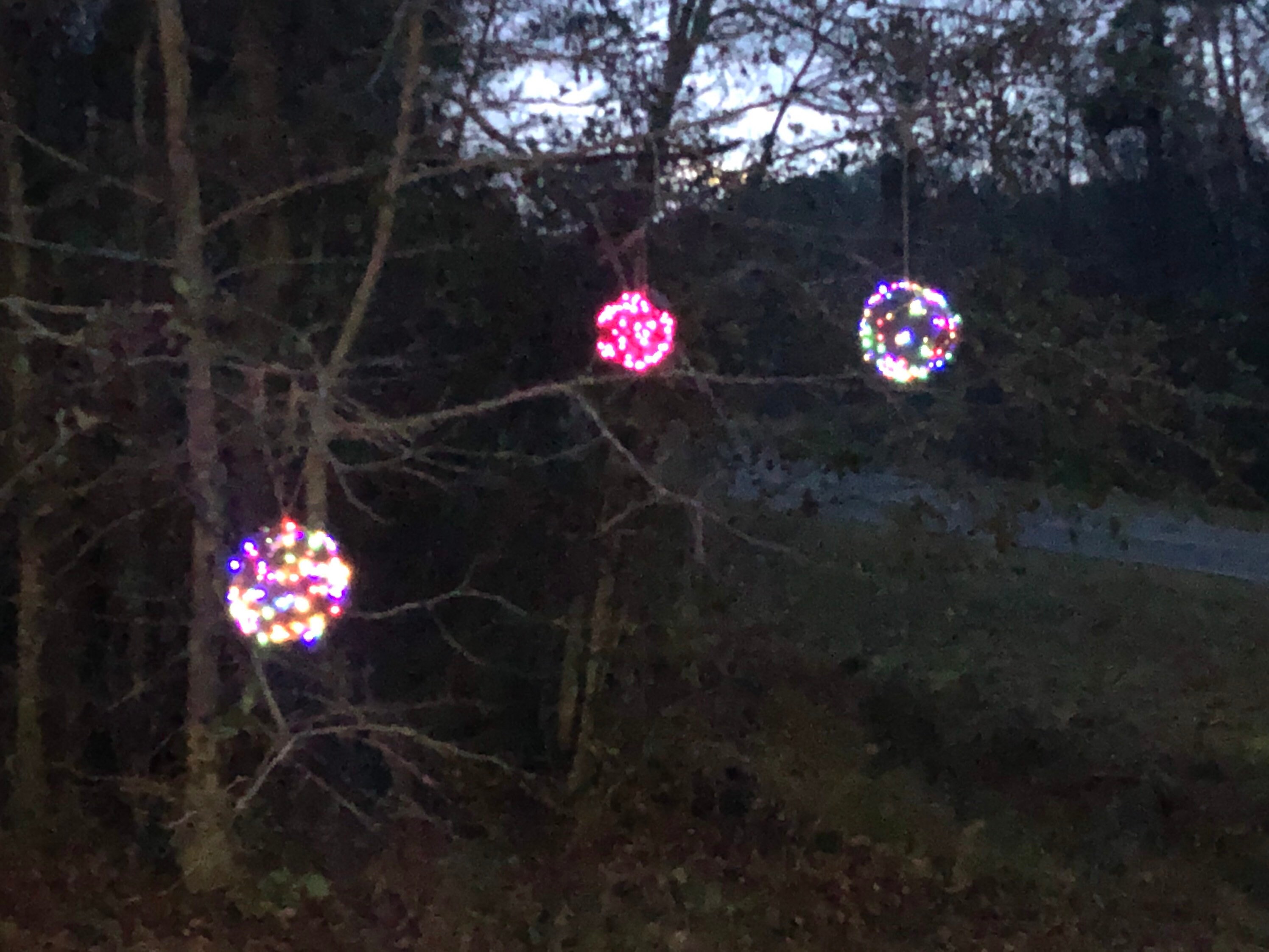 Solar lighted grapevine balls Etsy