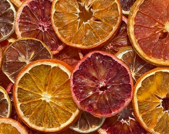 Dried Mixed Citrus Slices For Drinks, Cakes, Home Baking, Citrus, Cocktails, Decorations. Biodegradable packaging. Vegan. Edible.