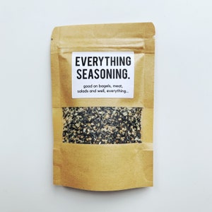 Everything But The Bagel Seasoning Mix Sesame Garlic Onion American Style New York Gift Spice Herbs Breakfast Sprinkle Season All Vegan zdjęcie 3