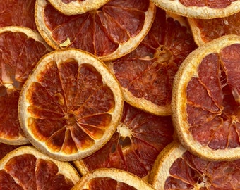 Dried Grapefruit Slices For Drinks, Cakes, Home Baking, Citrus, Cocktails, Decorations. Biodegradable packaging. Vegan. Edible.