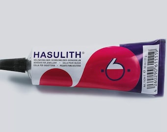 Hasulith Glue Jewellery Making Glue 30ml Craft Multipurpose Leather Metal Adhesive