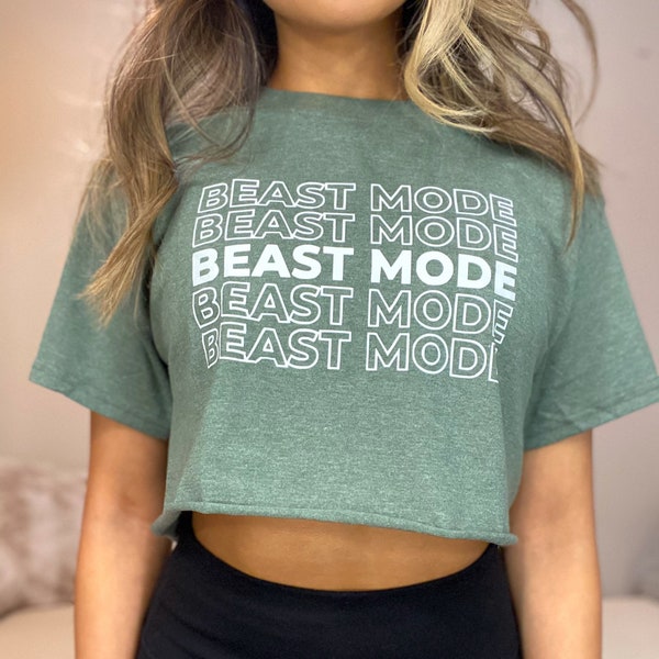 Workout Crop Top Etsy