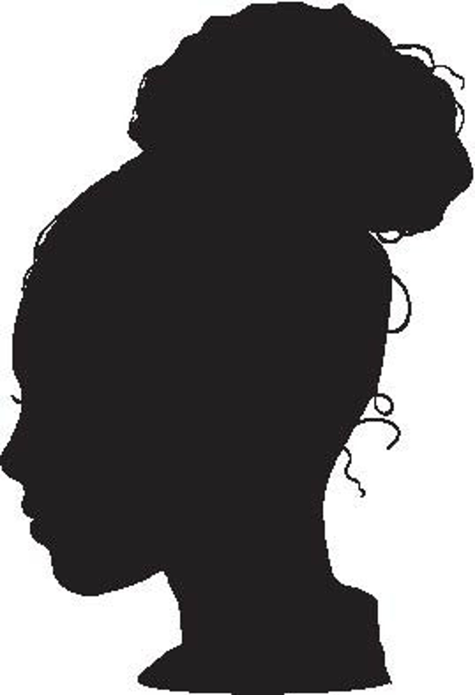 Digital Custom Made Silhouette Portrait Printable - Etsy