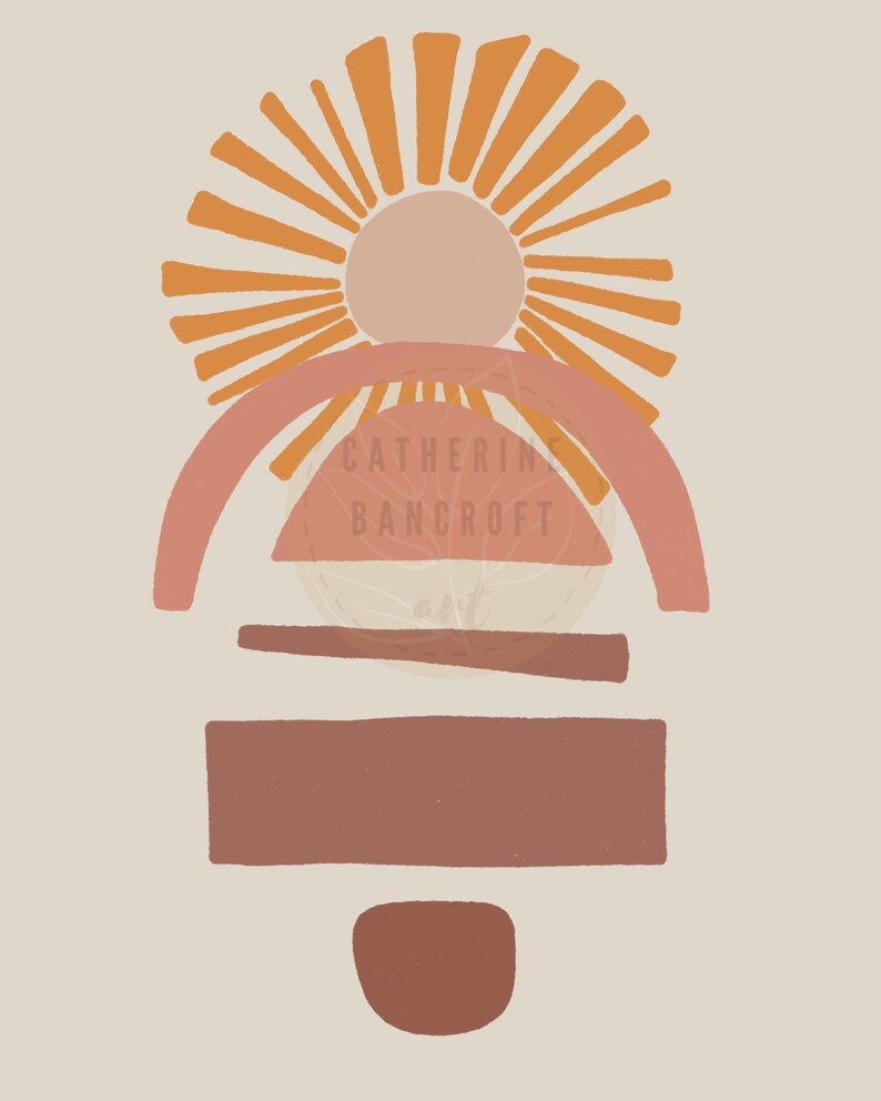 Boho Wall Decor Digital Download Large Wall Art Etsy