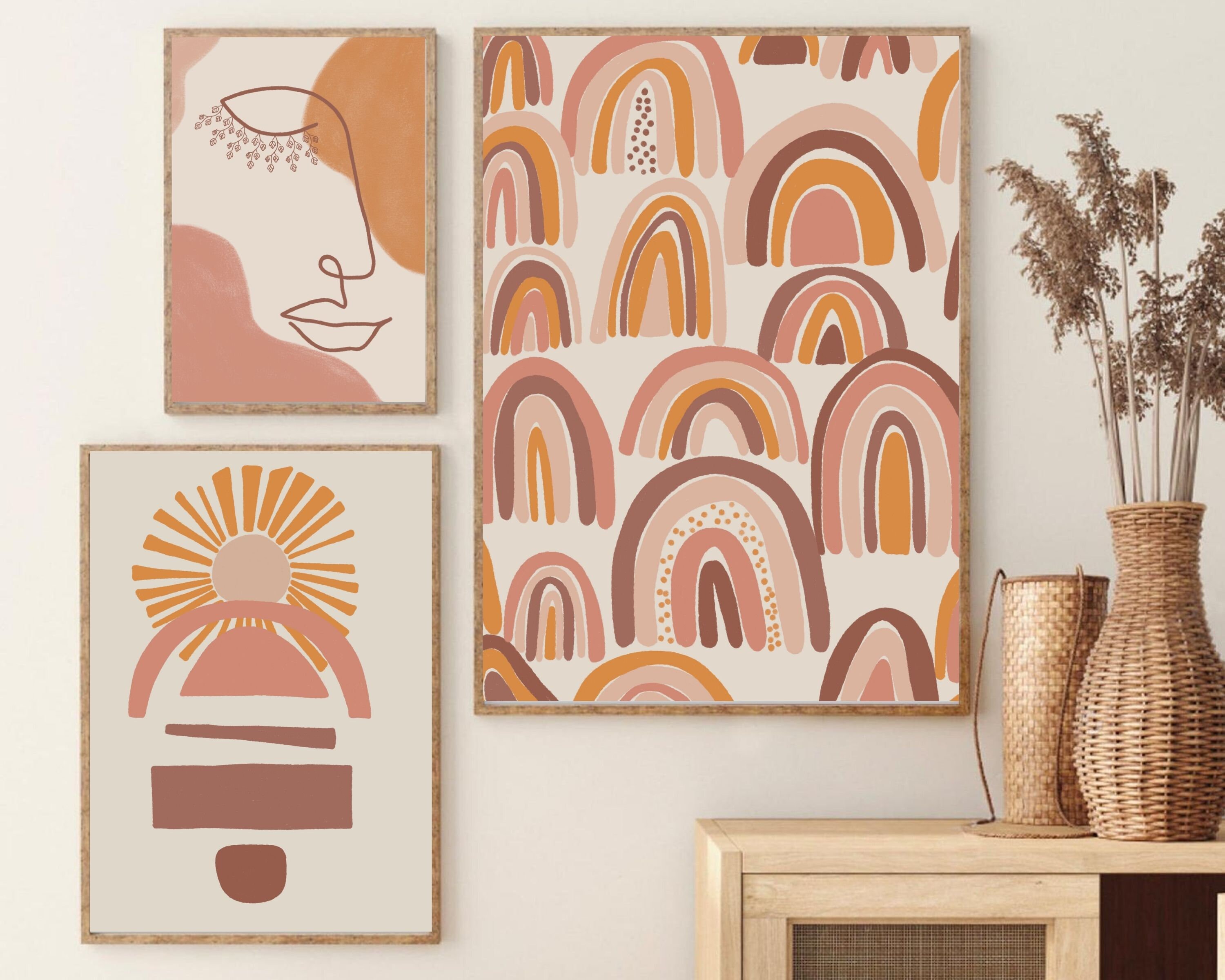 Boho Wall Decor Digital Download Large Wall Art - Etsy