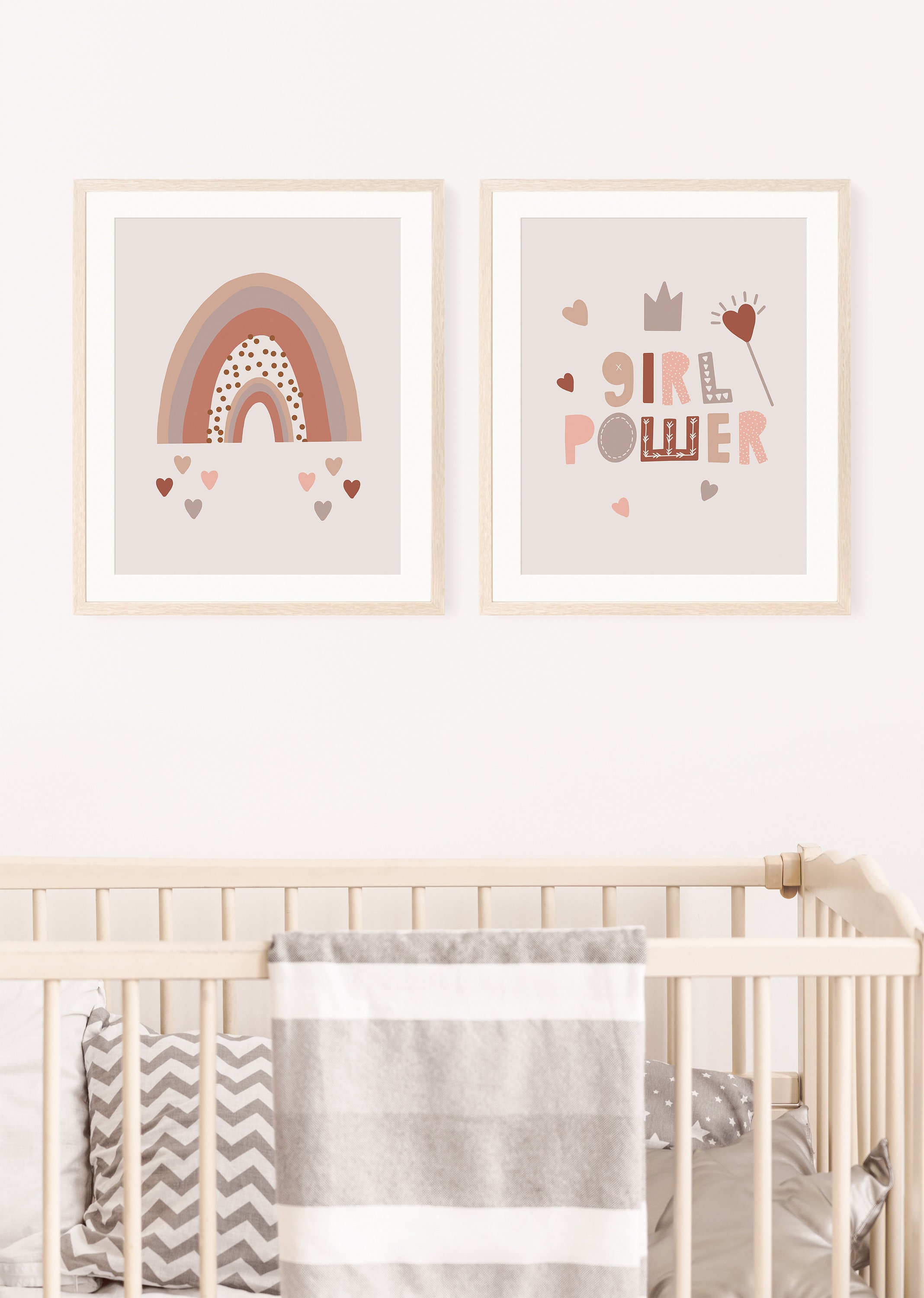 Girl Power Quote Art Print Boho Nursery Printable Wall Art | Etsy