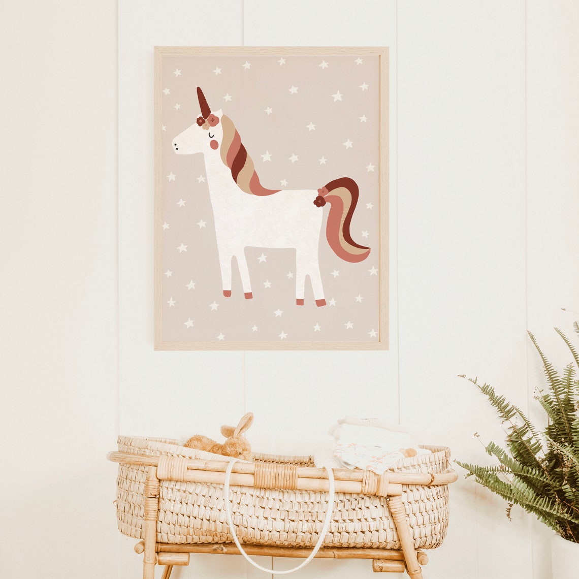 Unicorn Boho Nursery Printable Wall Art Nursery Decor | Etsy