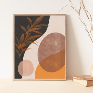 Boho Decor | Abstract Prints | Terracotta Print | Printable Wall Art | Geometric Print | Digital Print | Neutral Wall Art