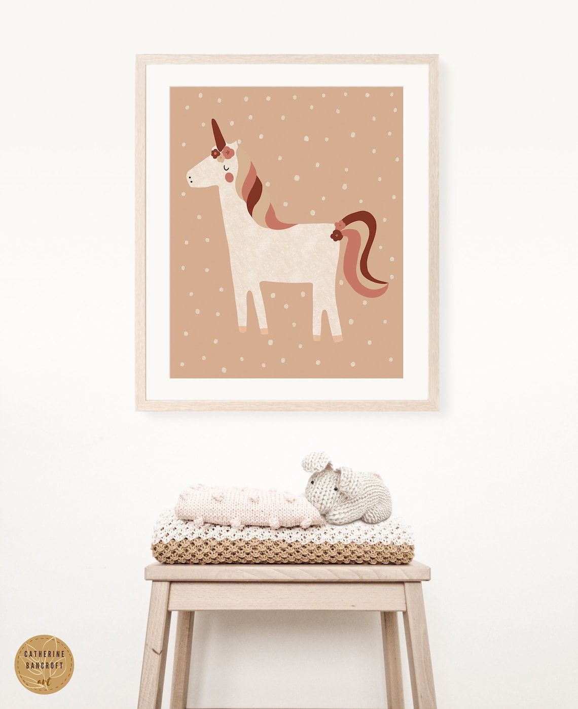 Unicorn Boho Nursery Printable Wall Art Nursery Decor | Etsy