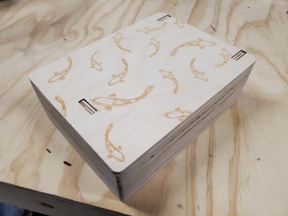 Laser Cut Puzzle Box Plans Dxf Etsy