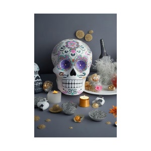 calavera3, halloween poster, sugar skull poster, dia de muertos poster
