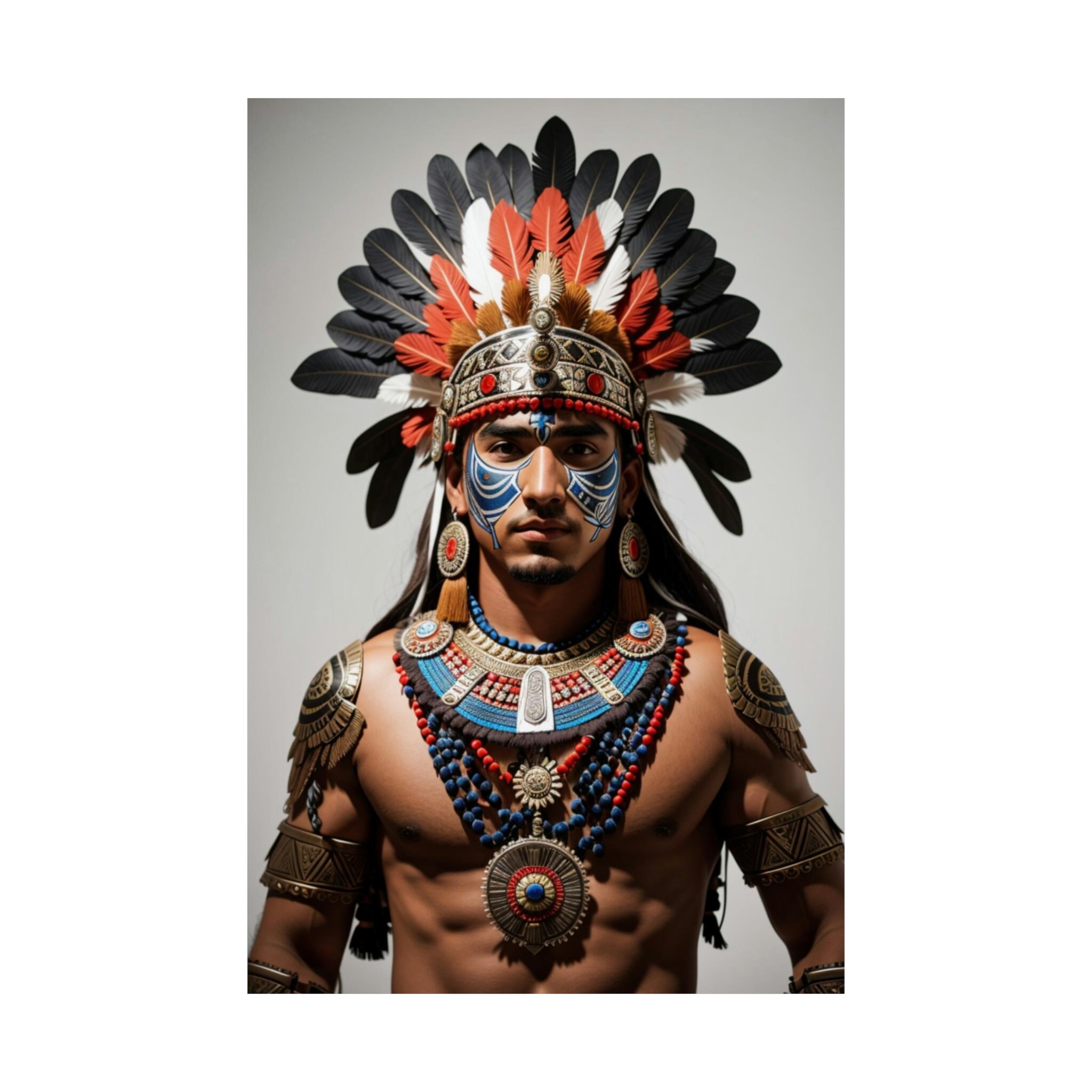 Aztec Fraw Aztec Warrior5, Aztec Eagle Warrior Art, Aztec Warrior Art Female ...