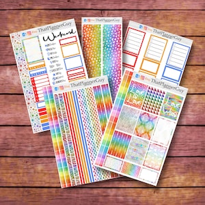 Pride Planer Aufkleber |  Gay Pride Aufkleber | LGBTQIA+ Sticker für Planer