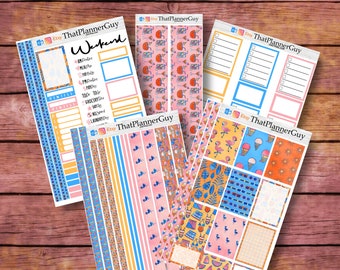 Summer Planner Sticker | Erin Condren | Happy Planner | Bullet Journal | Trending Color Stickers