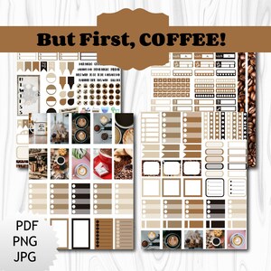 But First, Coffee | Weekly Kit | Happy Planner | Planner Kit