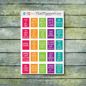 Adulting Planner Sticker | Sarcastic Planner Sticker