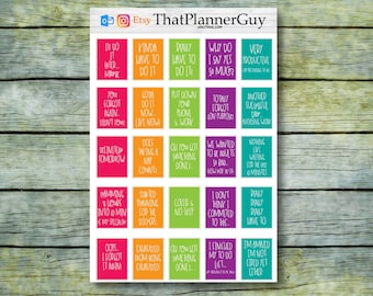 Sarcastic Adulting Planner Stickers | Waterproof Vinyl