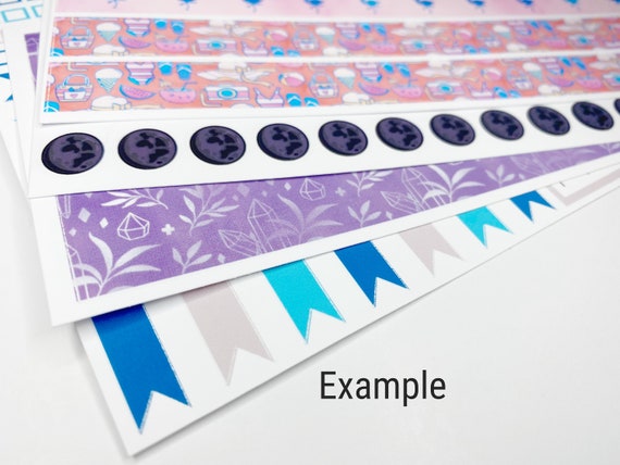 Paper Sticker Moon Paper & Party Supplies Stickers Lunar Tracker Stickers Planner Stickers ...