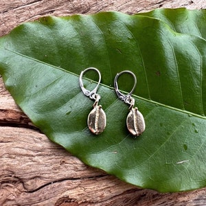 Coffee Bean dangle Earrings